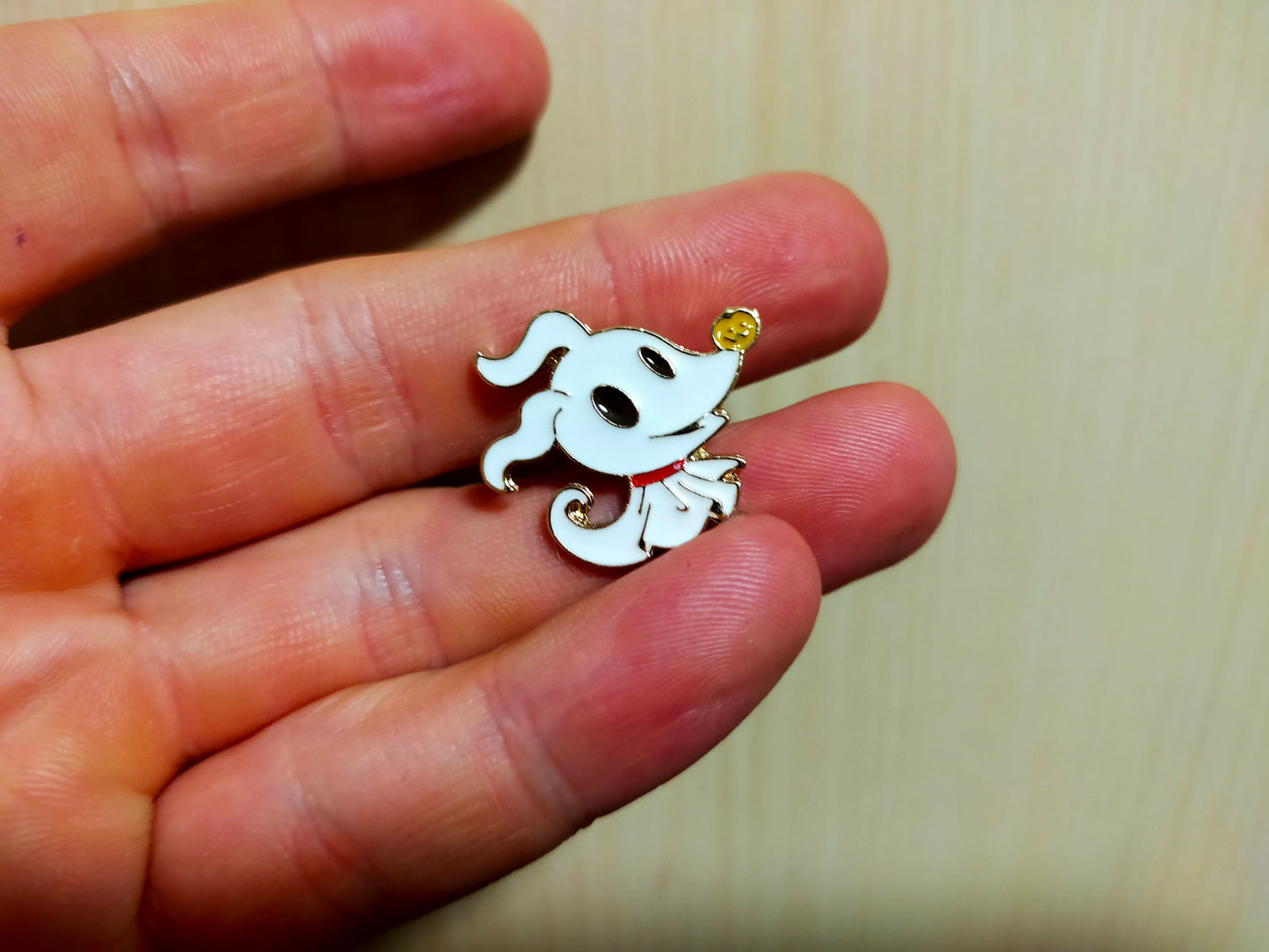 Ghost dog pin