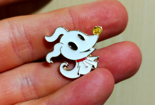 Ghost dog pin