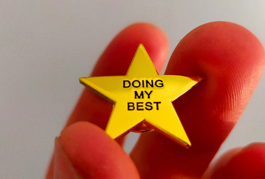Doing My Best Star Pin