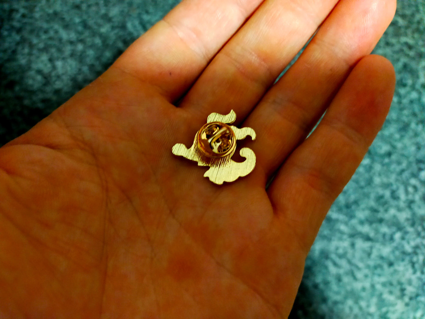 Ghost dog pin