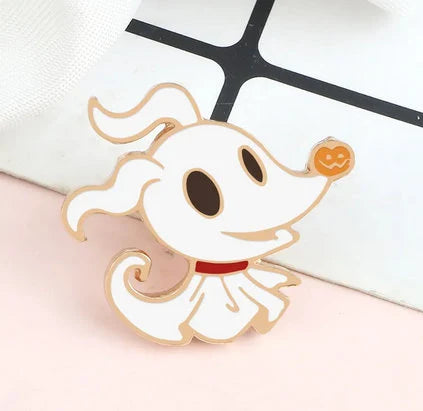 Ghost dog pin