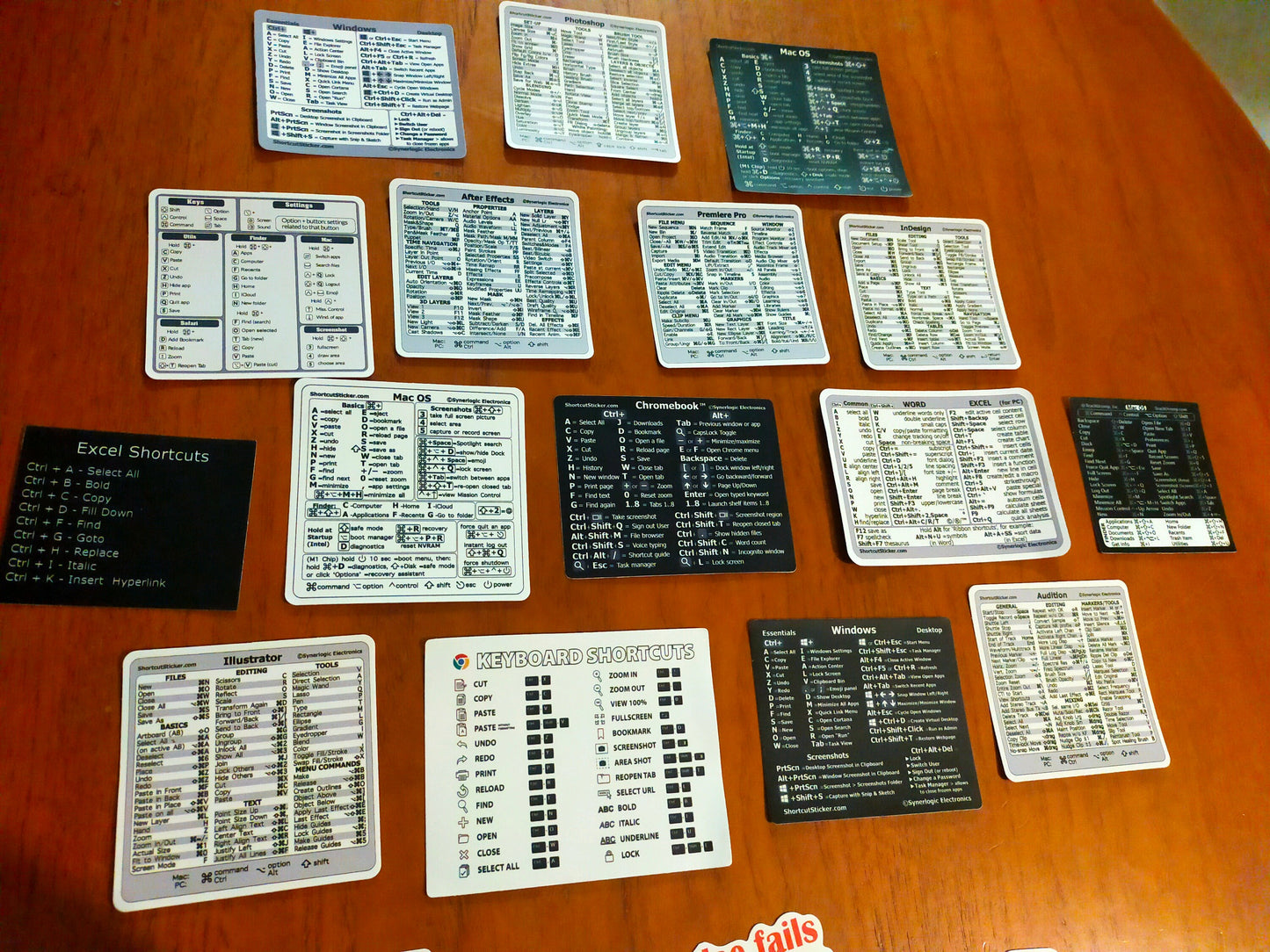 Shortcut sticker 30 pack