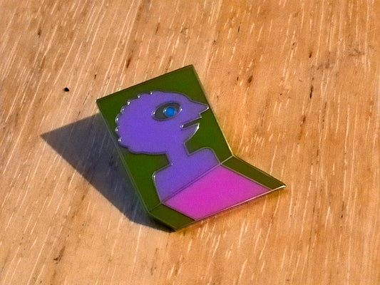 God pin cartoon god Prismo Enamel Pin