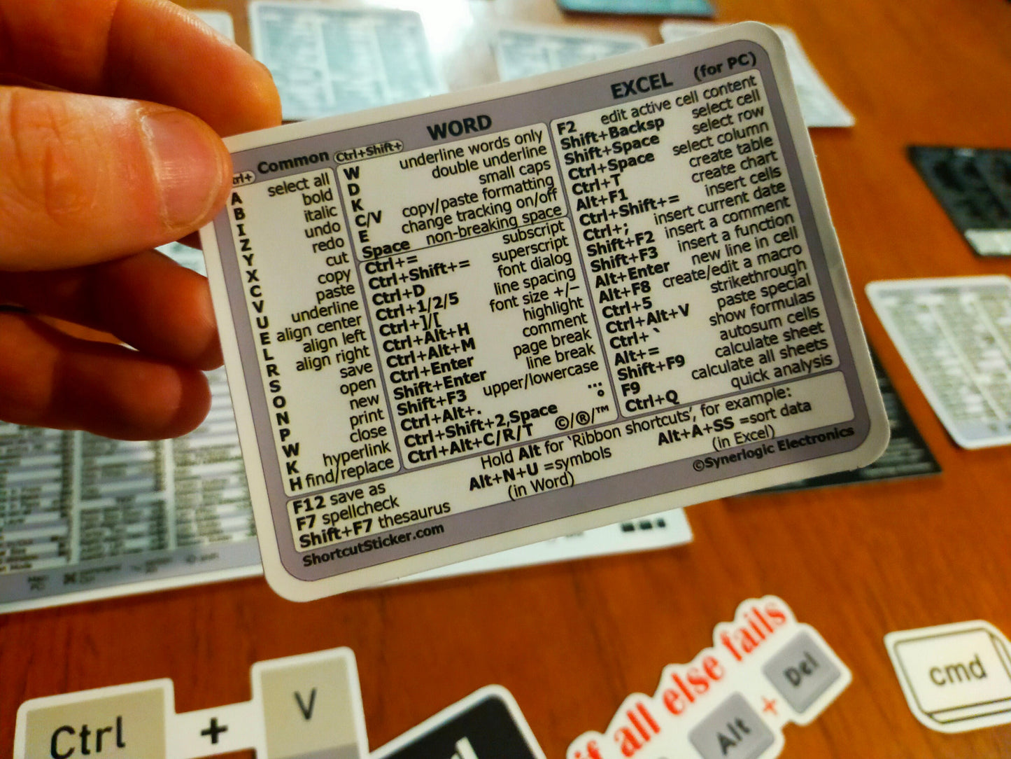 Shortcut sticker 30 pack