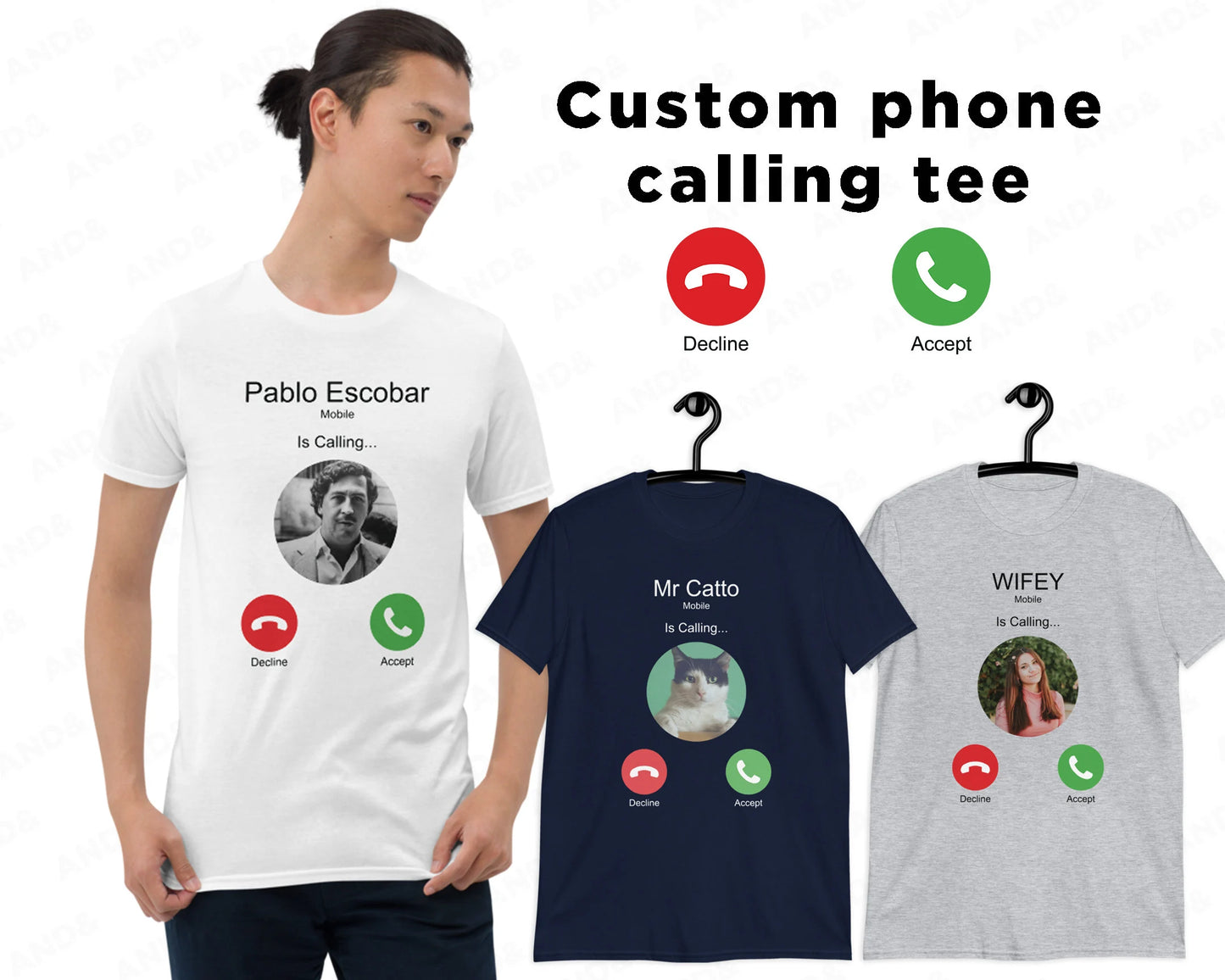 Who's calling? tee