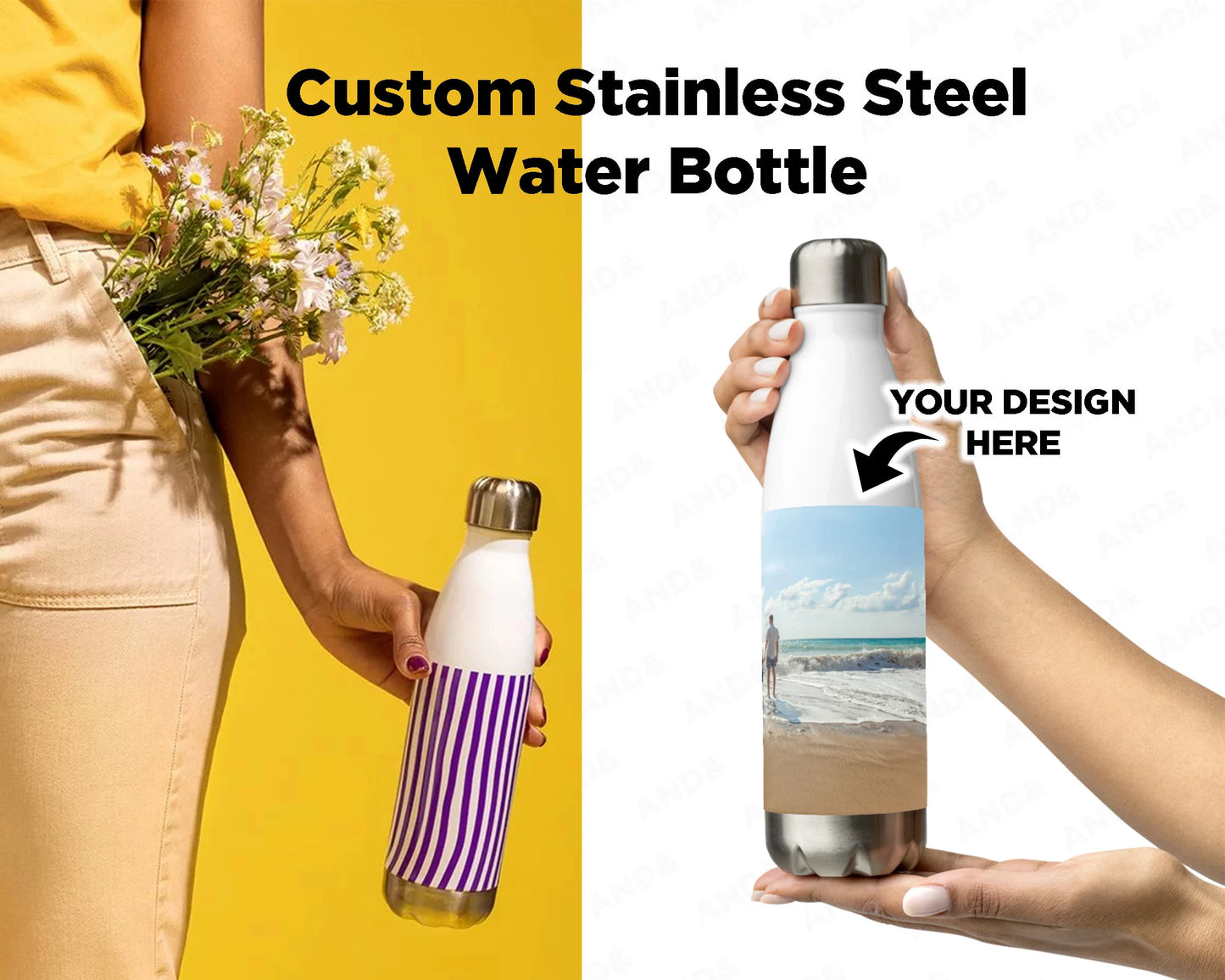 Personalised Insulated Stainless Steel Flask