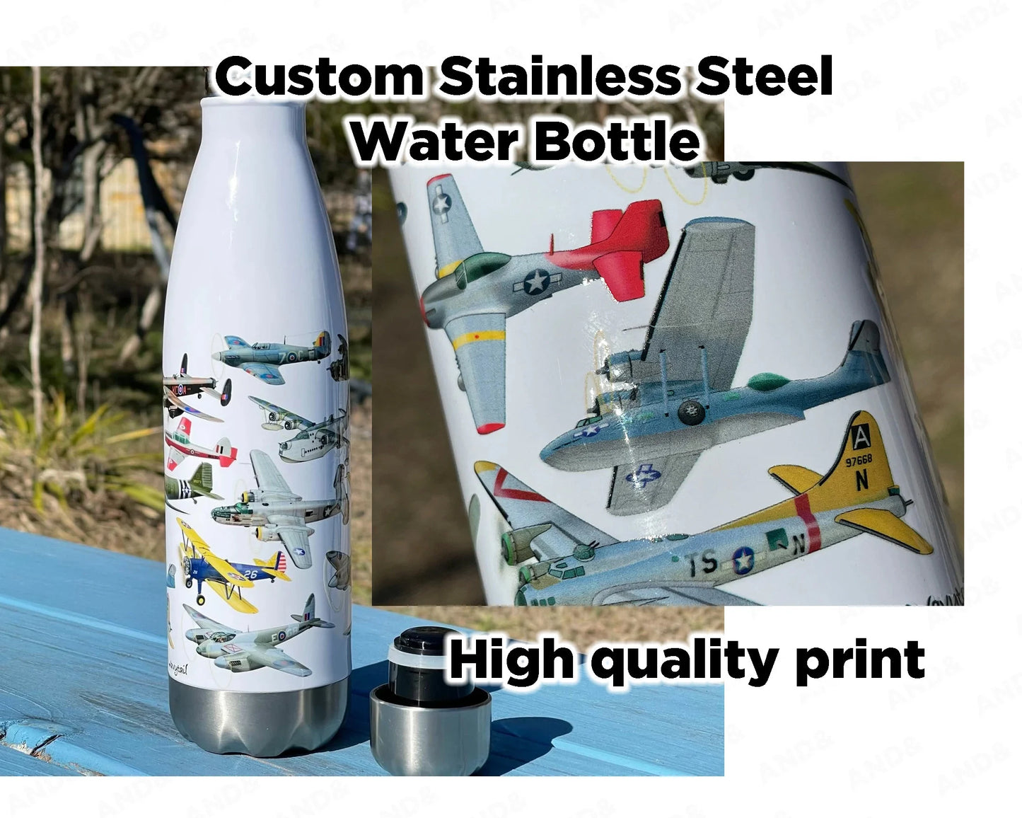 Personalised Insulated Stainless Steel Flask