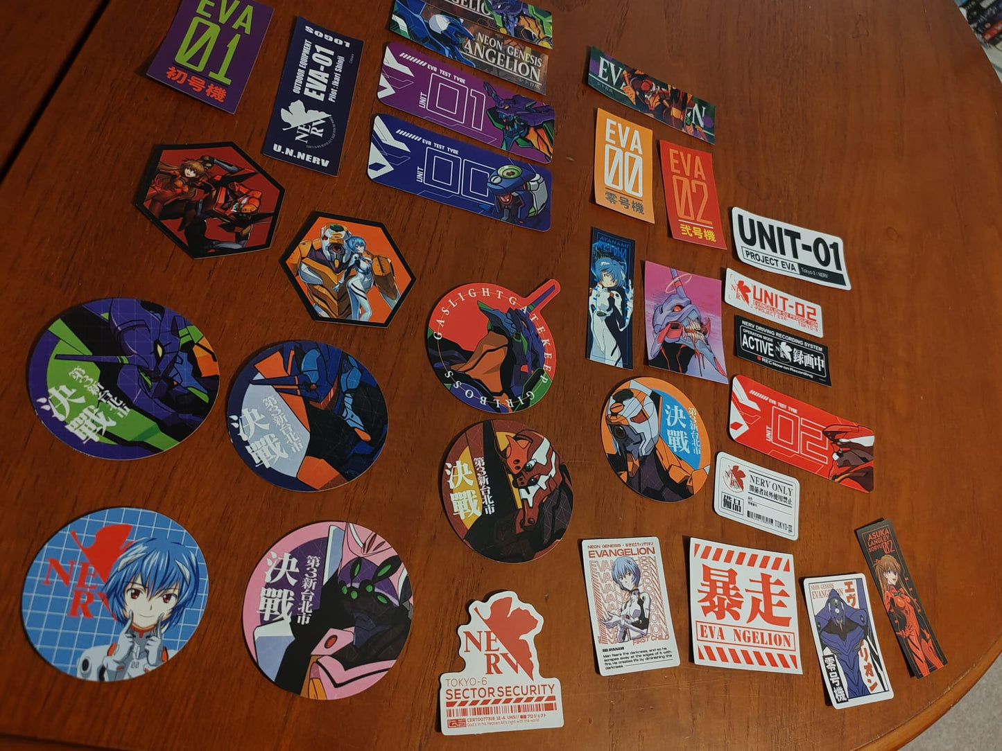evangelion stickers 30 pcs