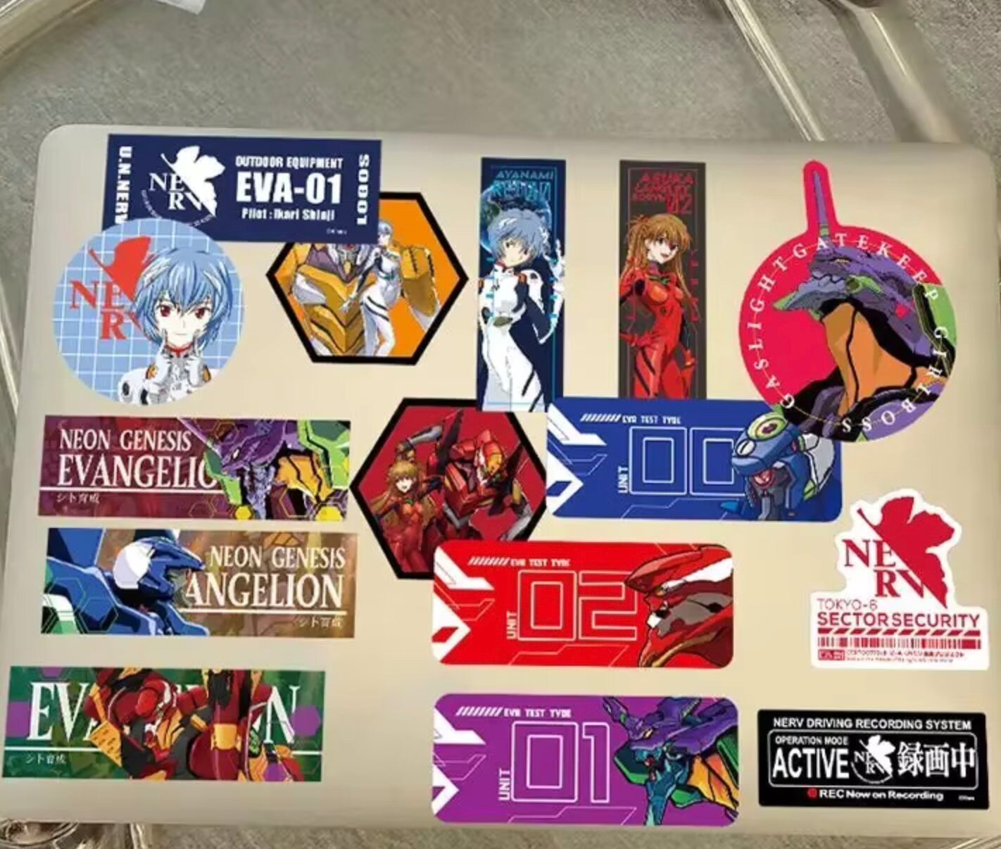 evangelion stickers 30 pcs