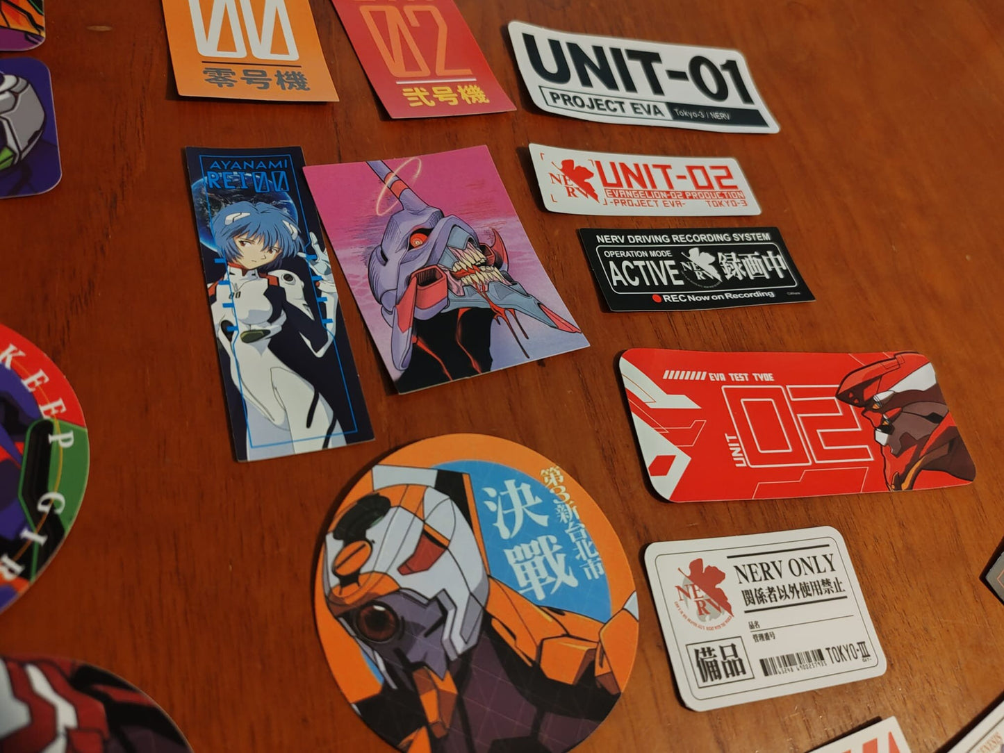 evangelion stickers 30 pcs