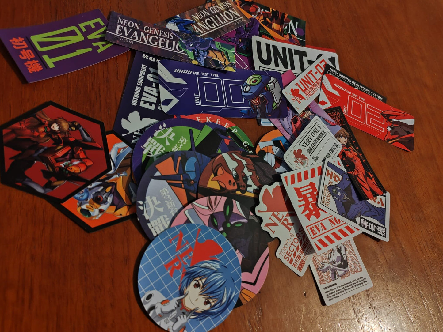 evangelion stickers 30 pcs