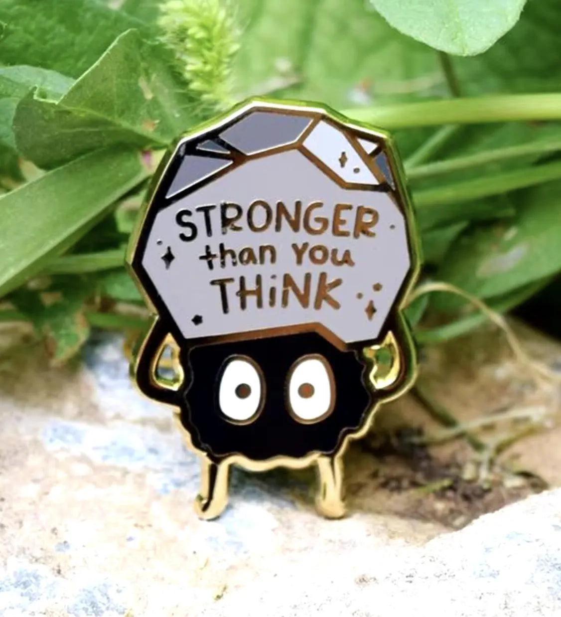Soot Sprite Enamel Pin