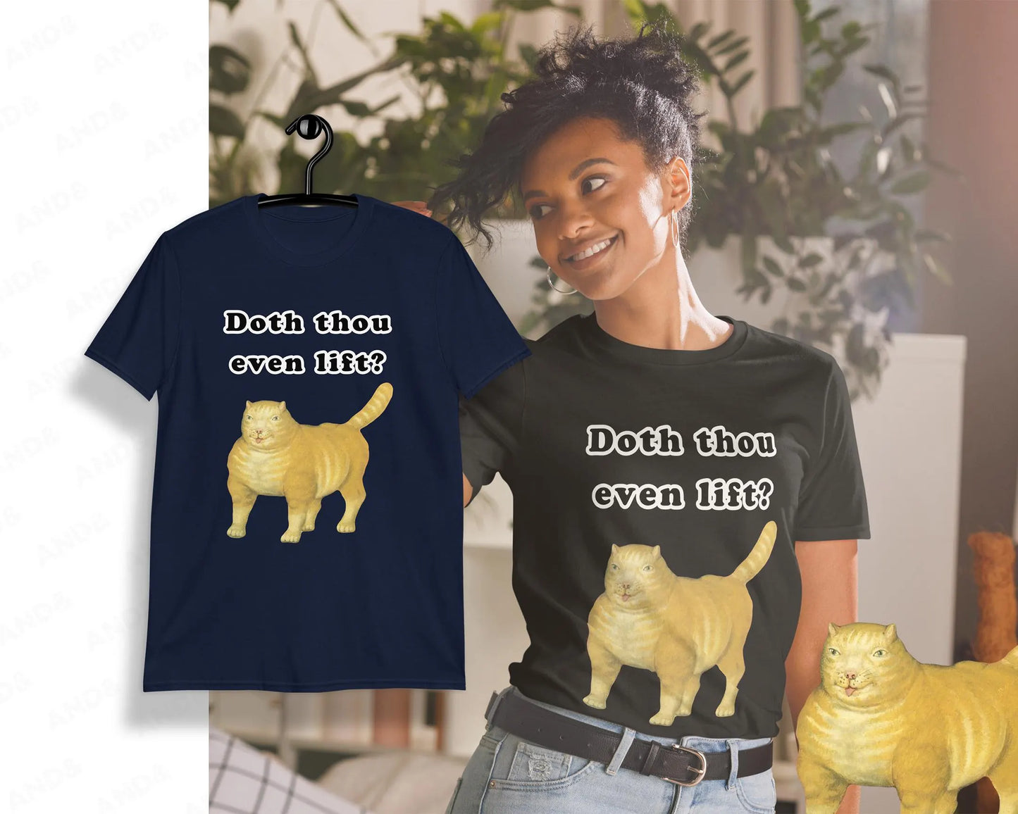 Do you even lift bro? Funny cat tshirt