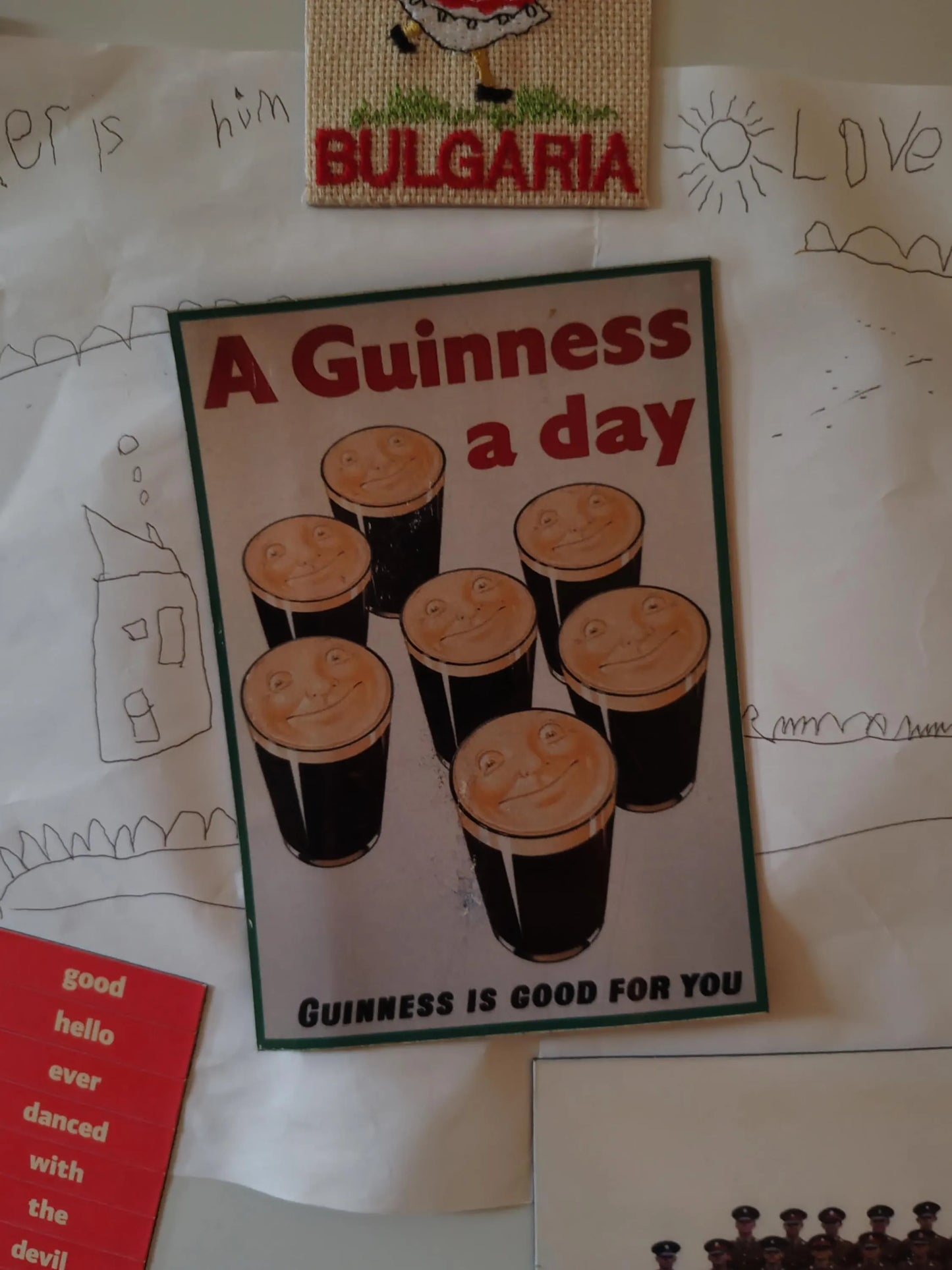 Retro Guinness Magnet
