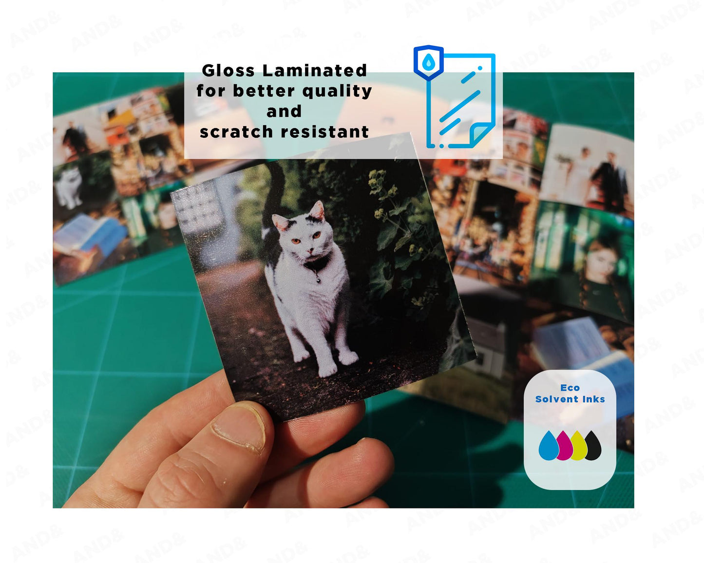 Custom Tile Fridge Magnets