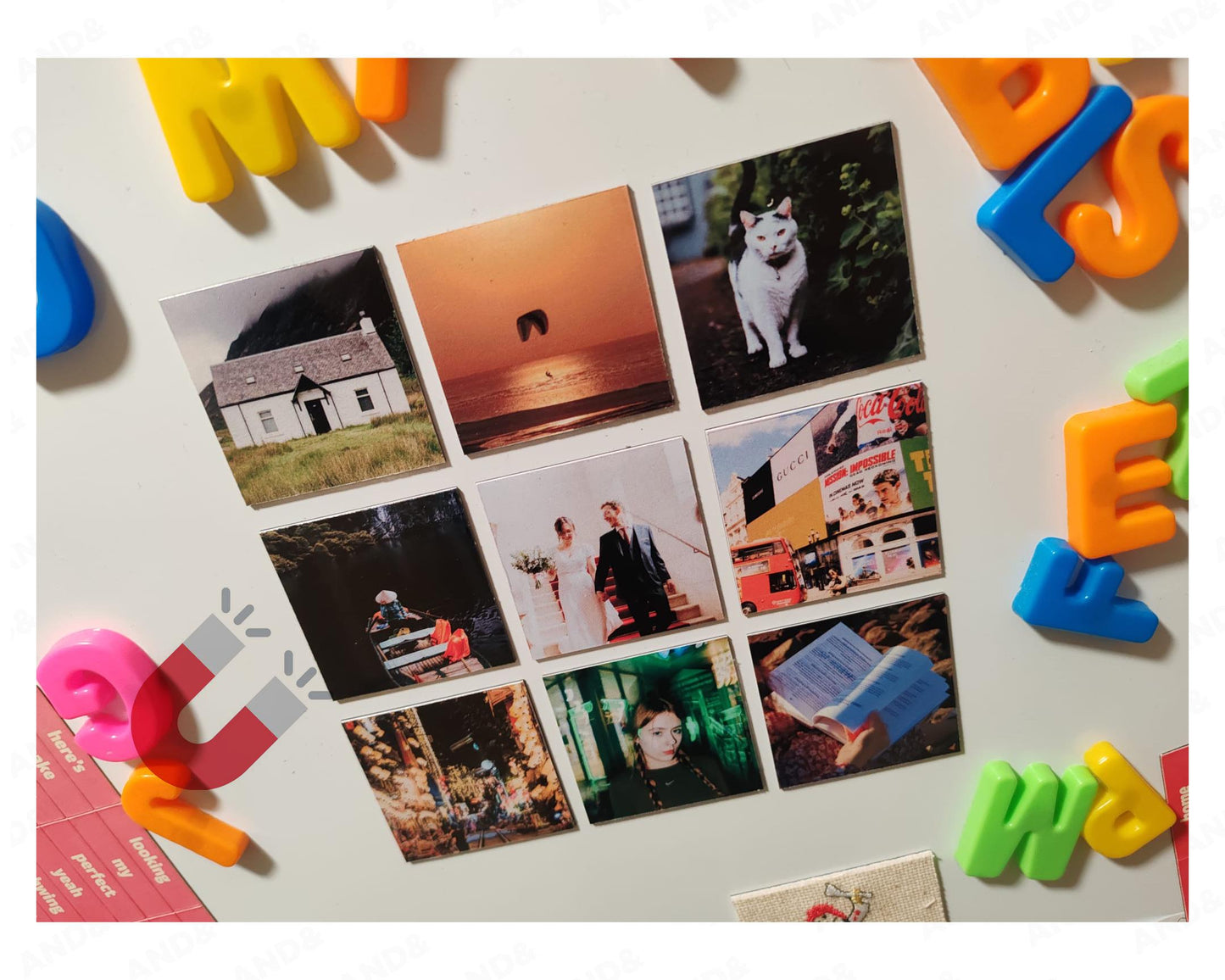 Custom Tile Fridge Magnets