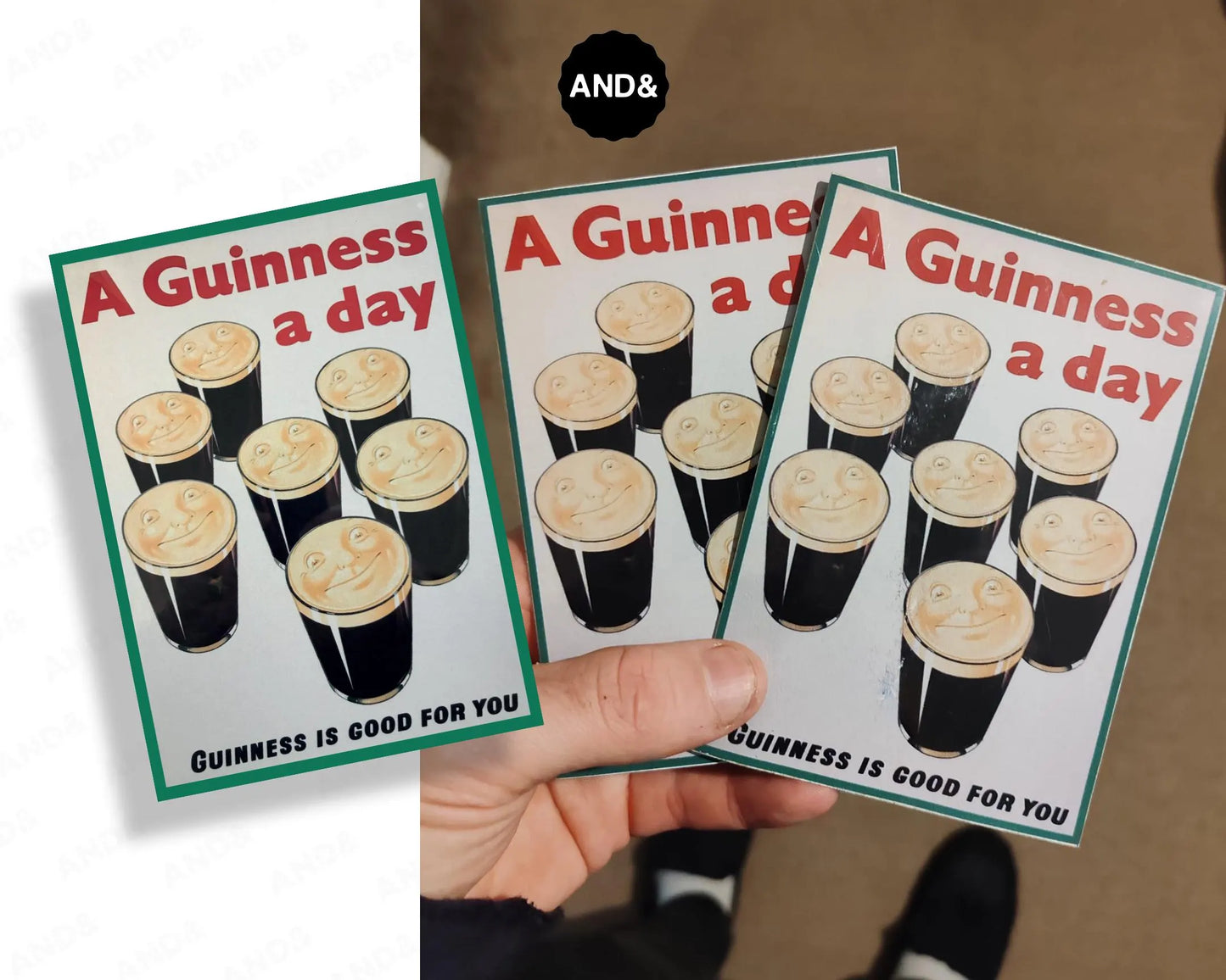 Retro Guinness Magnet