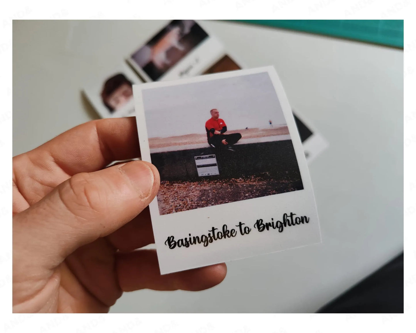 Custom Polaroid Fridge Magnet