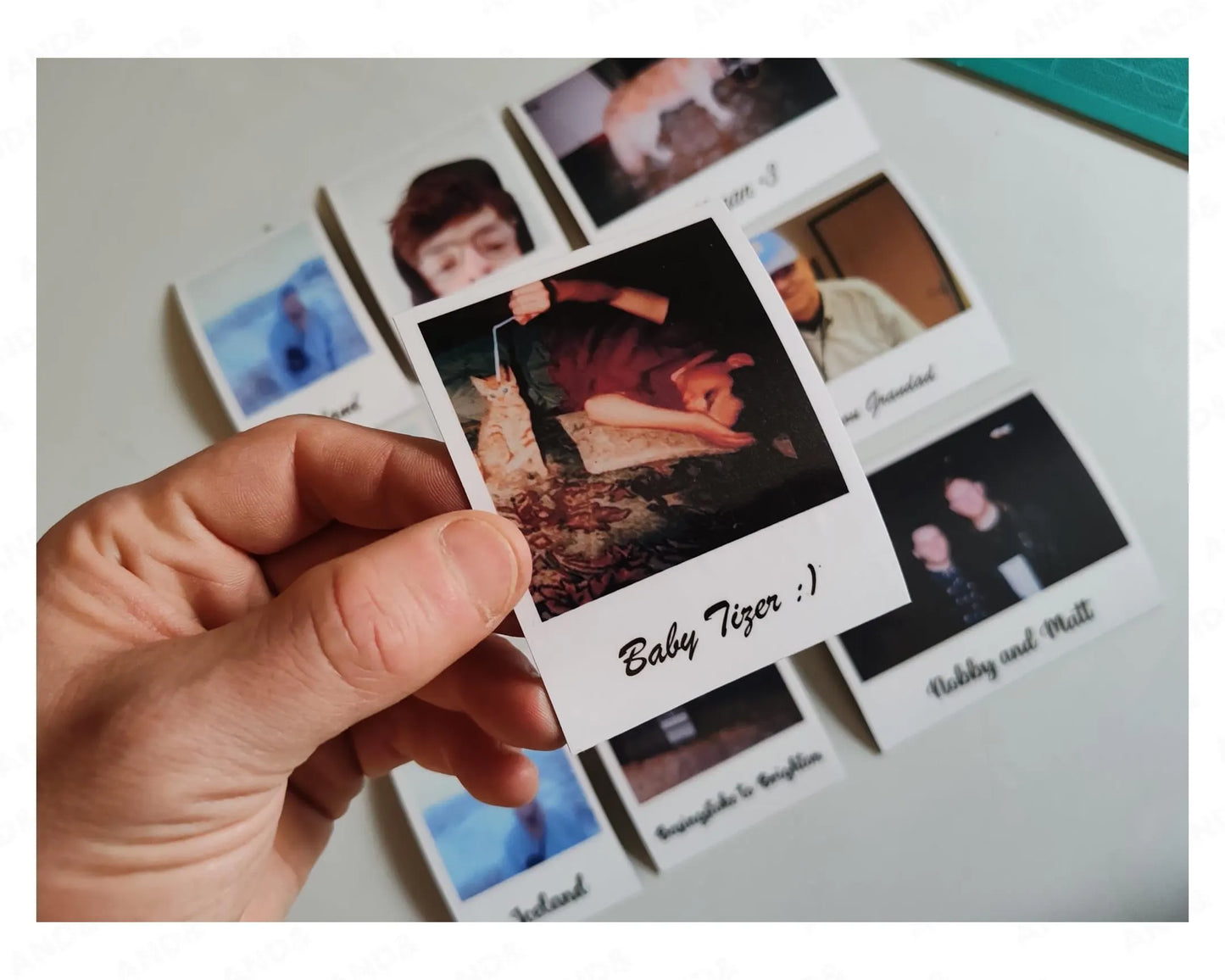 Custom Polaroid Fridge Magnet