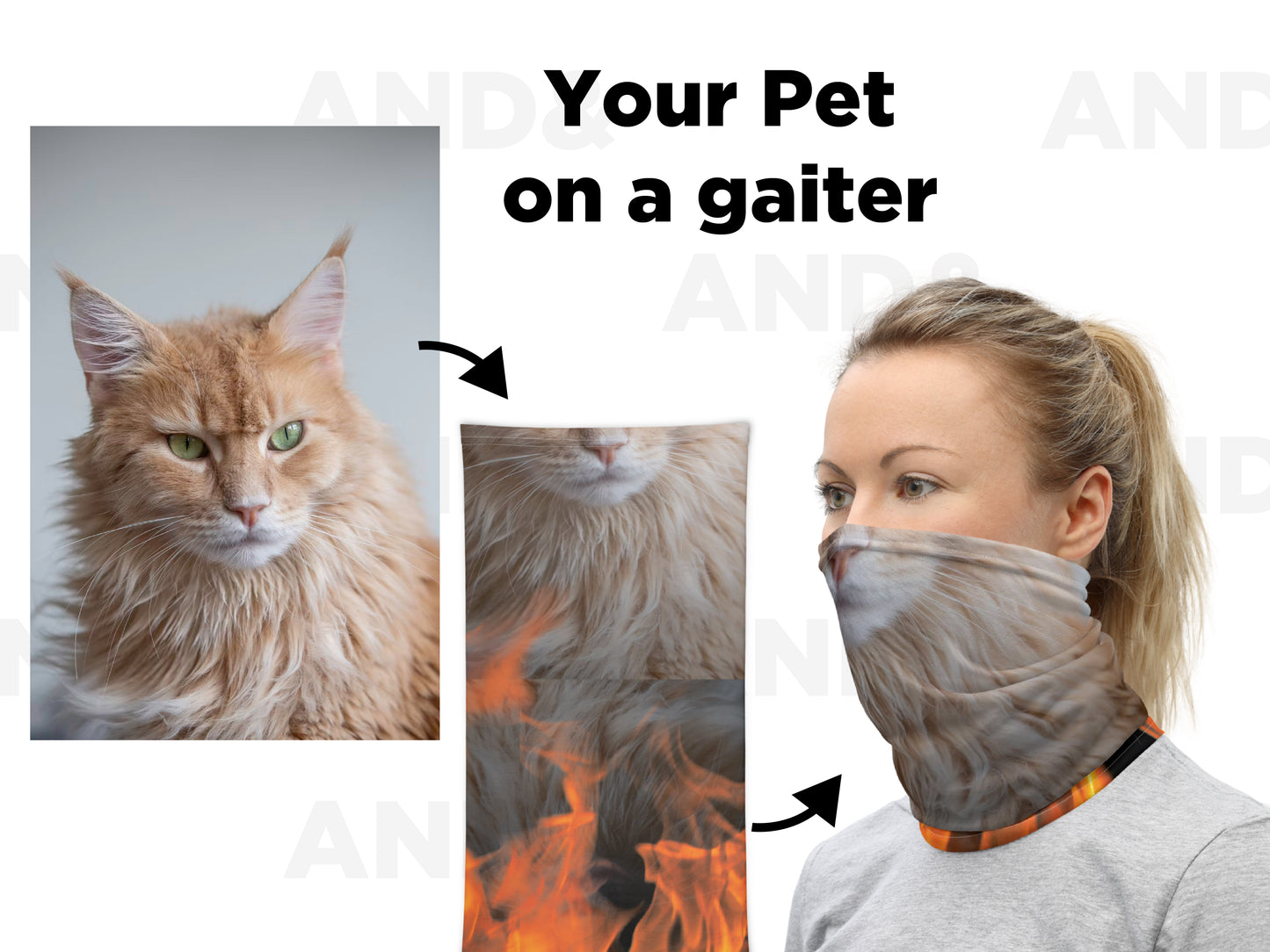 Custom Pet Neck Gaiter