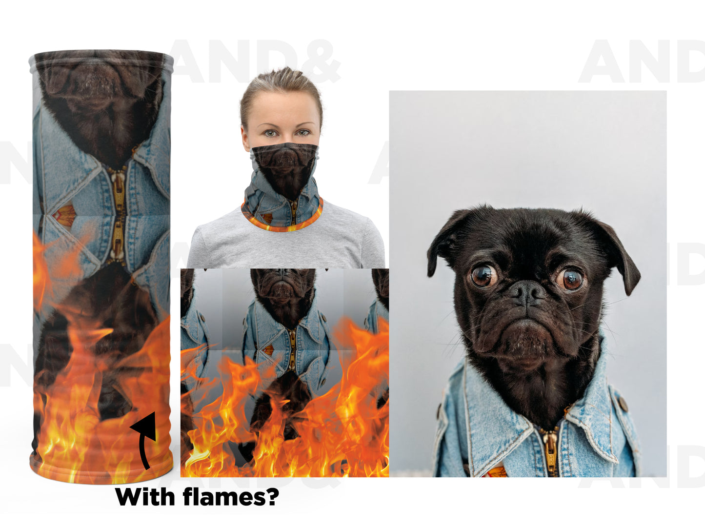 Custom Pet Neck Gaiter