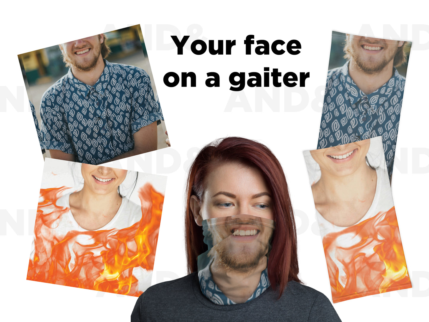 Custom Face Neck Gaiter