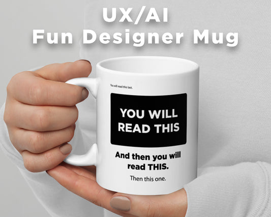 Designer mug UX design